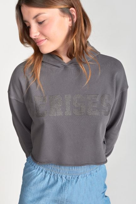 Grey Jainegi cropped sweatshirt