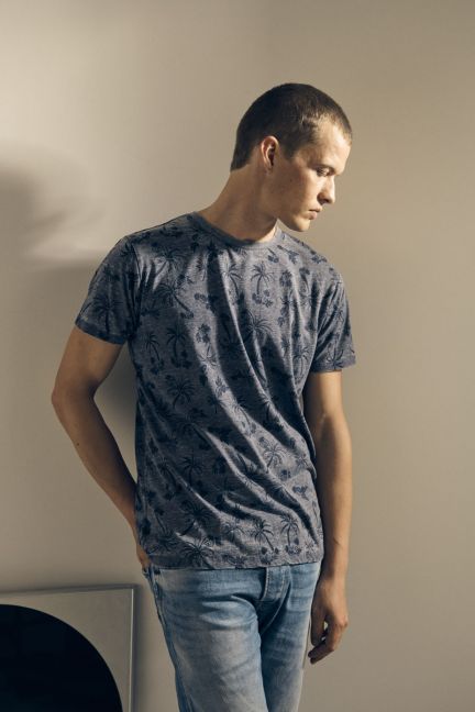 Palm tree patterned Osmel t-shirt