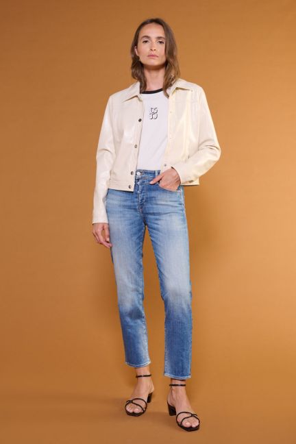 Jeans 400/17 mom Bambino high waist 7/8th blue N°4