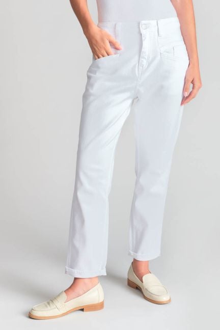 Jeans 400/60 girlfriend Thil high waist white 
