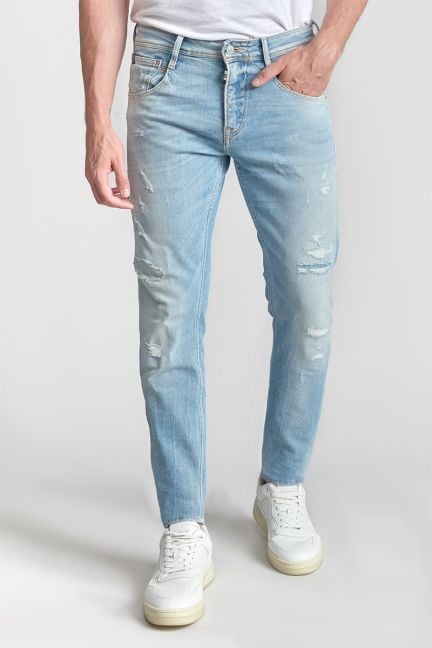 Jeans 700/11 adjusted Loos destroy bleu N°5