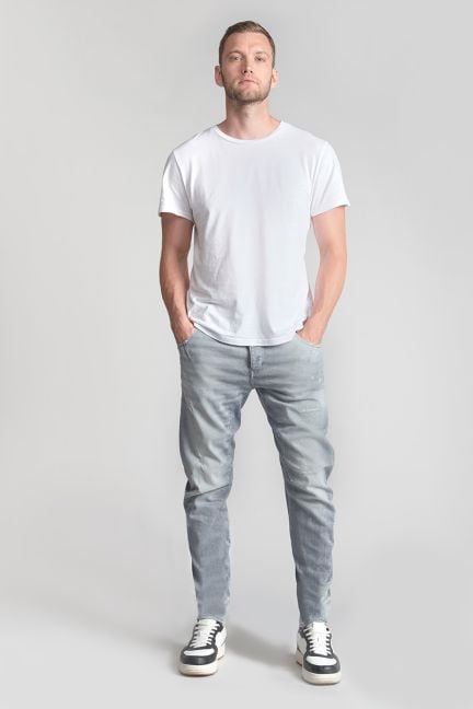 Jeans 900/03 tapered arqué Alost destroy gris N°3