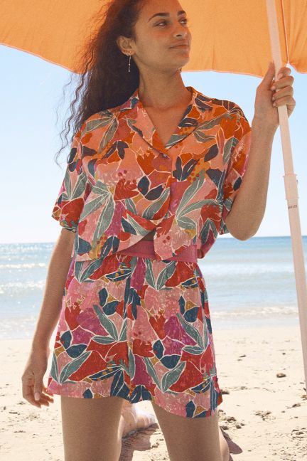 Fuchsia patterned Trillegi shorts