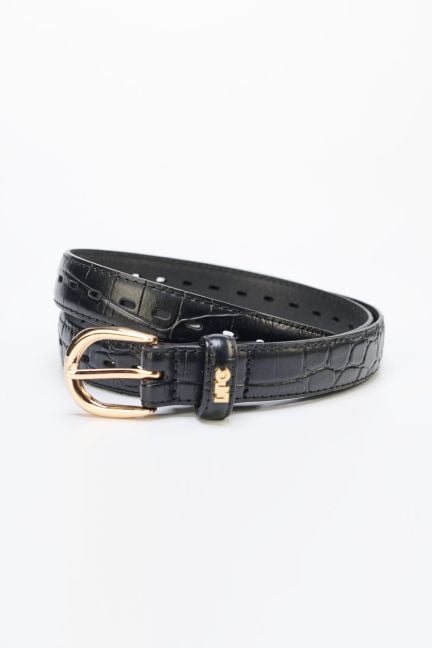 Maite belt in black leather