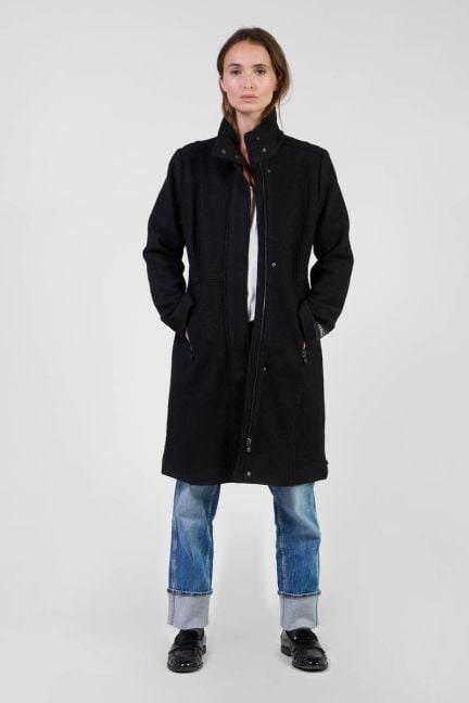Black Kaplan coat