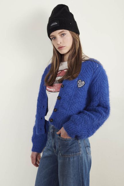 Melagi electric blue cardigan 