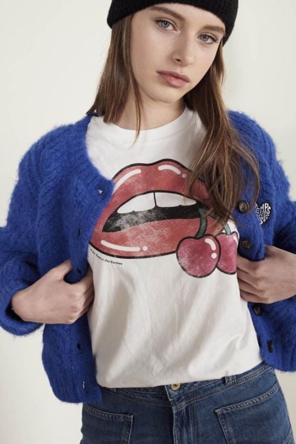 White printed Tamitagi T-shirt