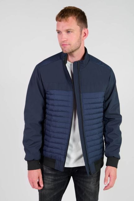 Garel navy blue two-ply jacket
