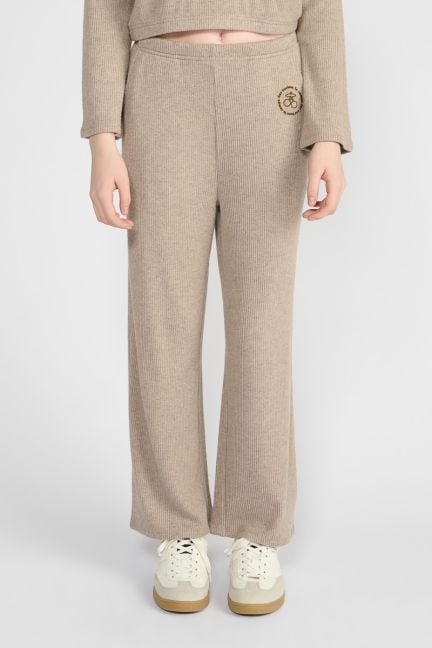 Arizegi pants in beige knitwear