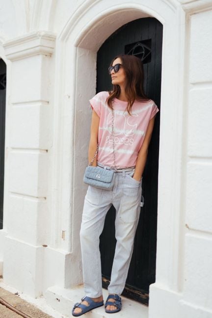 Jeans 400/60 girlfriend Union high waist blue