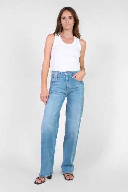 Jeans pulp wide leg Alba high waist blue N°4