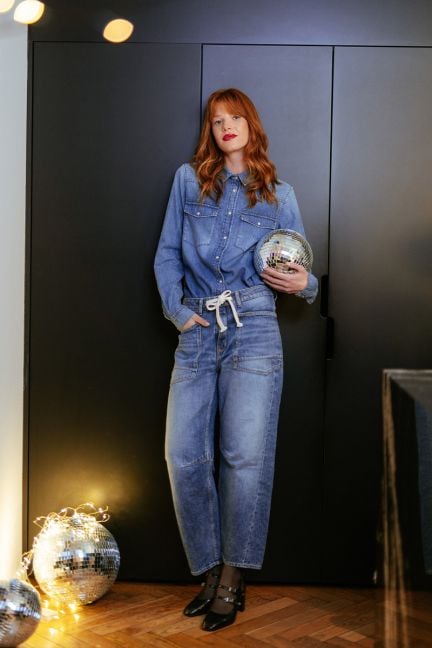 Jeans balloon Madie high-waist blue N°4
