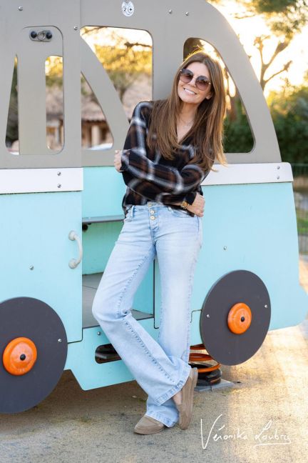 Patricia flare by Véronika Loubry jeans bleu N°5