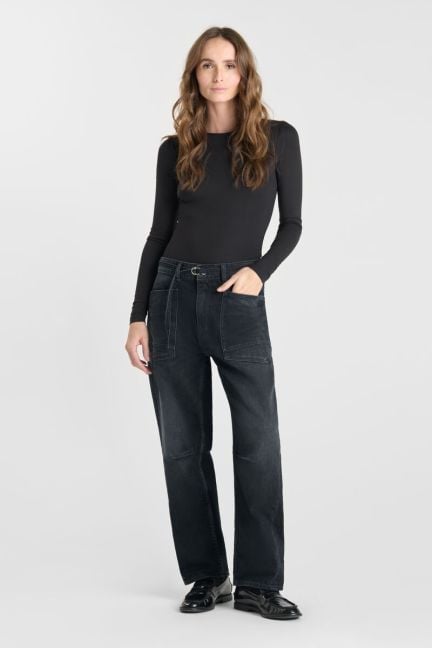 Jeans balloon Madie blue-black N°1