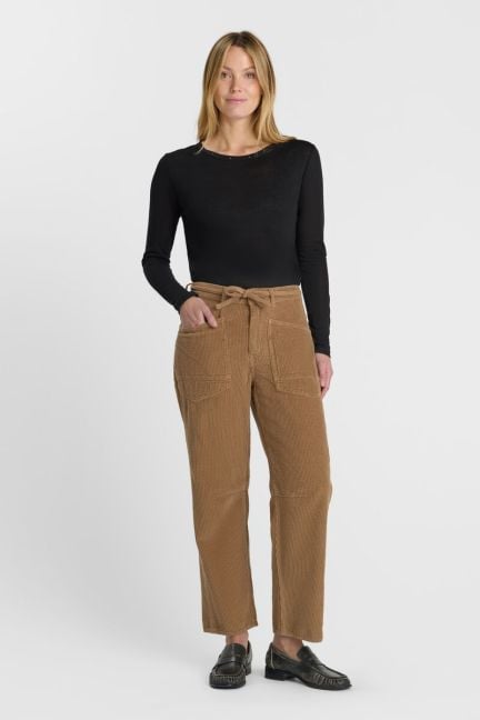 Pants balloon Madie camel corduroy