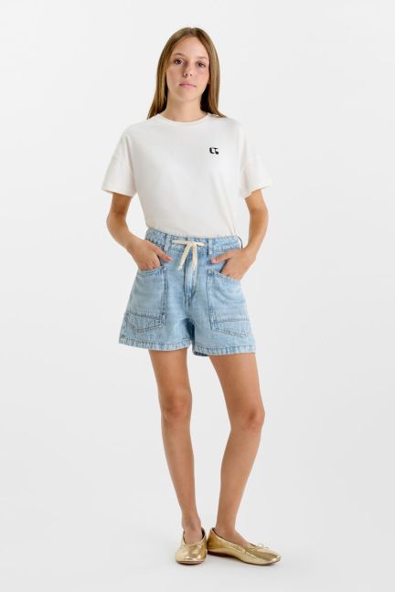 Lavandou denim shorts