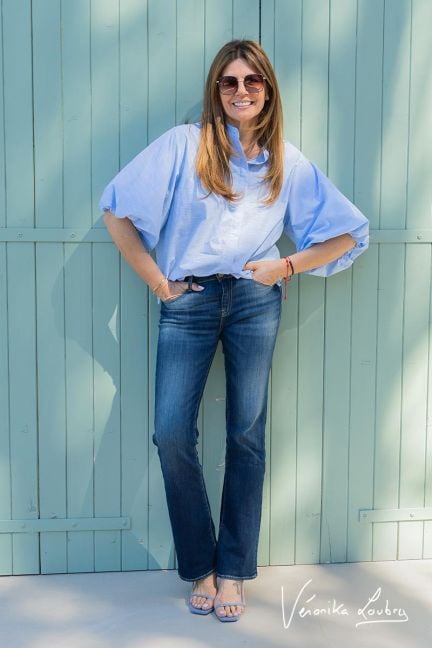 Sophie power bootcut by Véronika Loubry jeans blue N°2