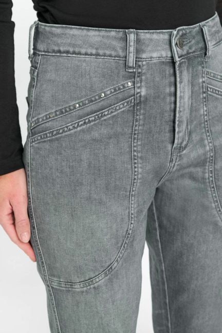 Jeans 400/60 girlfriend Igna grey N°2