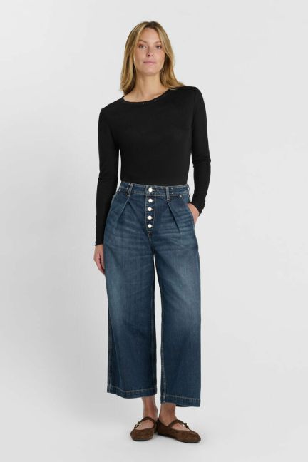 Jeans wide leg Donna blue N°2