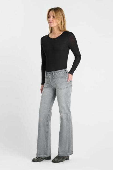 Jeans pulp flare Ursina medium grey