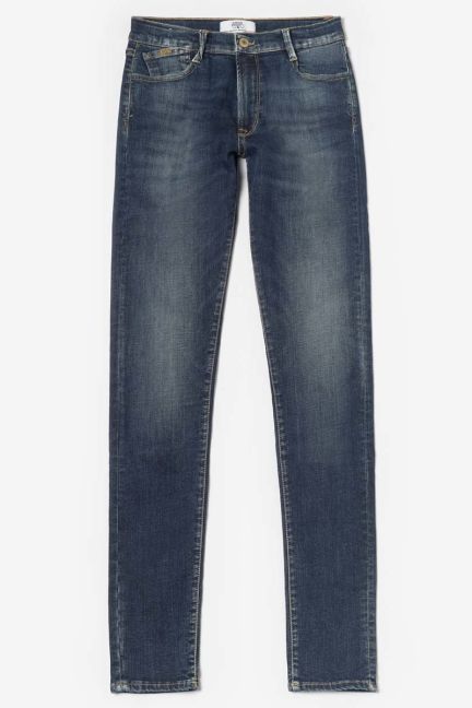 Blue high waist power basic slim jeans N°2