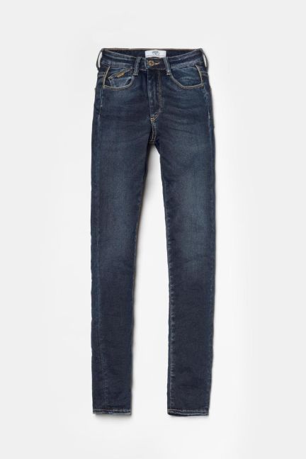 Ultra power skinny high waist blue jeans N°1