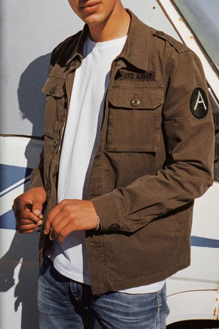 Khaki Grest military jacket