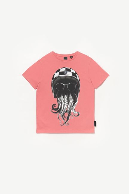 Printed pink Fresnobo t-shirt