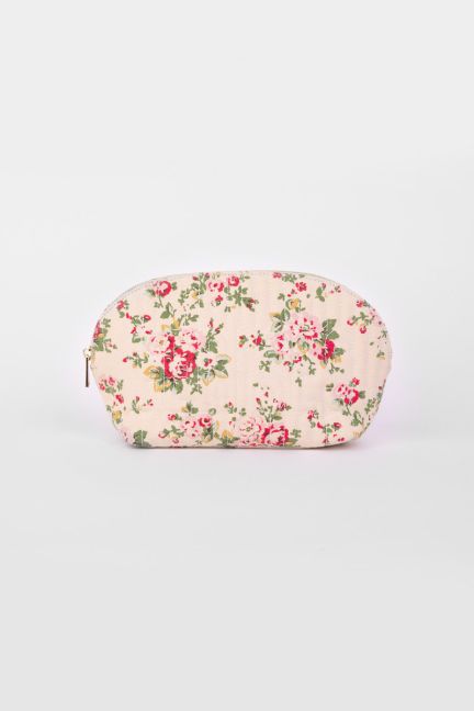 Mary toiletry bag with floral pattern