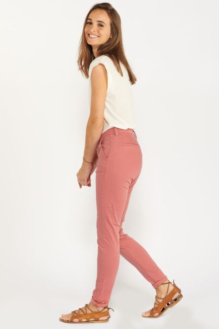 Peach pink Dyli trousers