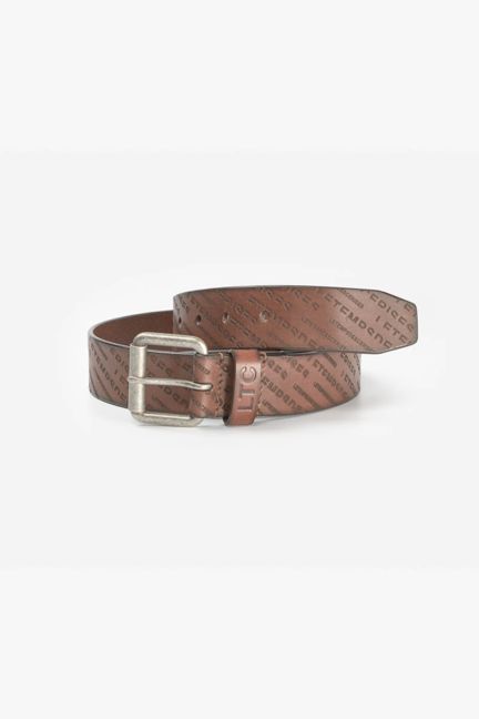 Brown leather Lorca belt
