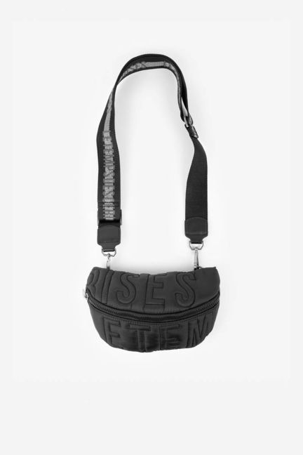 Black quilted Frankie fanny pack