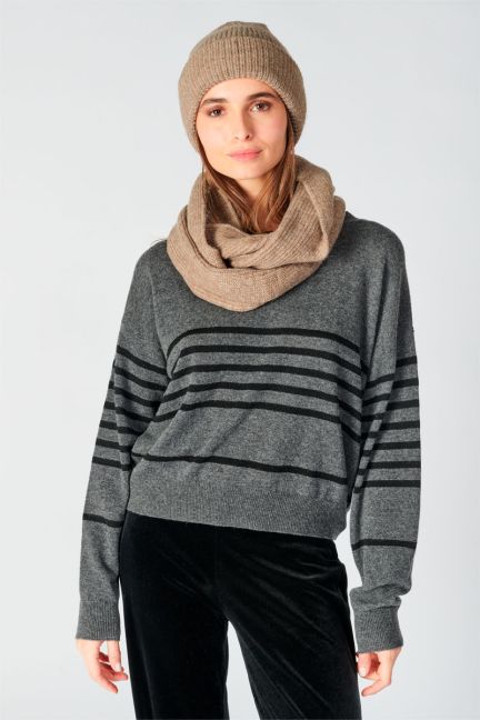 Taupe marl Simme snood