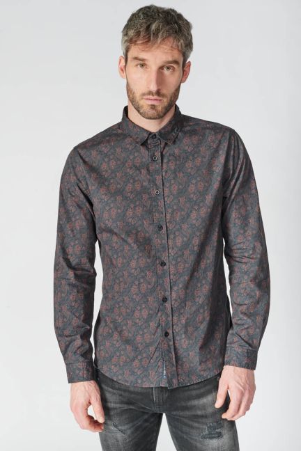 Black paisley patterned Briar shirt