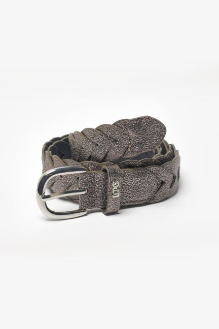 Silver-coloured woven Kebir belt