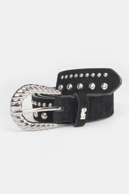 Black leather Smara belt