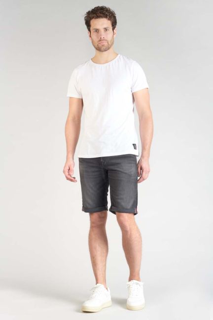 Faded black denim Jogg Oc Bermuda shorts