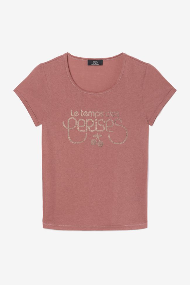 Terracotta pink Basitrame t-shirt