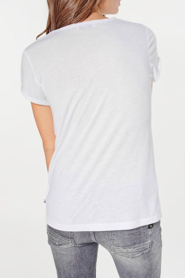 Printed white Basitrame t-shirt