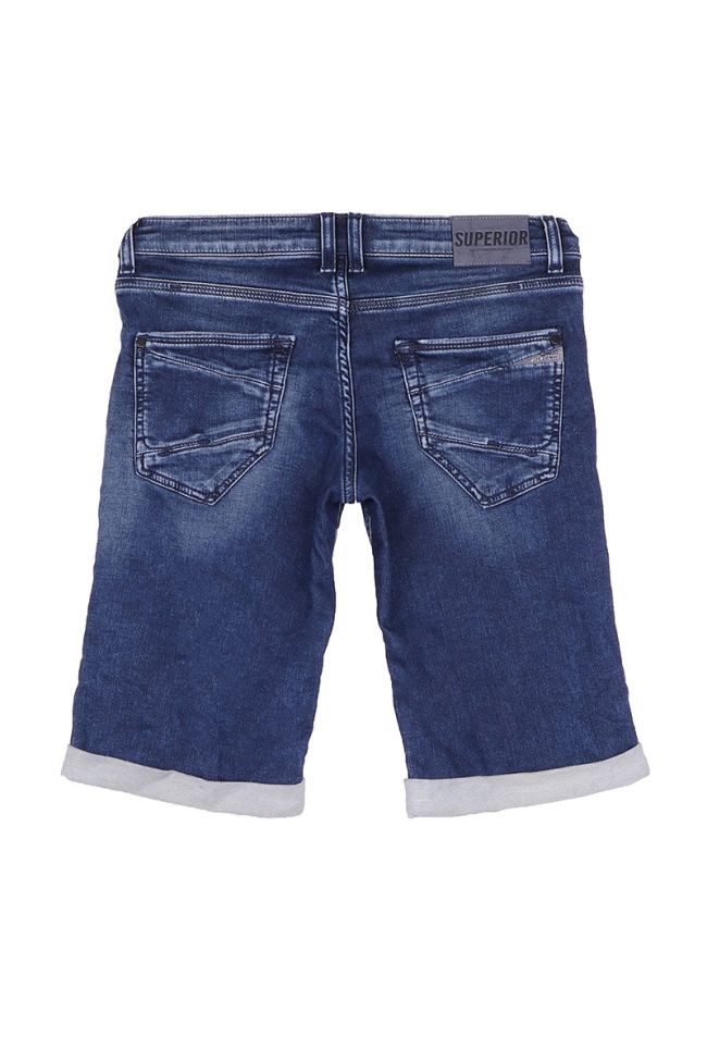 Indigo blue Jogg Bermuda shorts