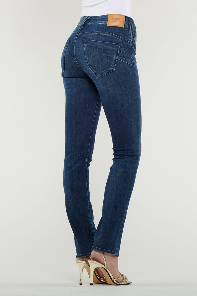 Dark Blue Pulp Regular High Waist Jeans