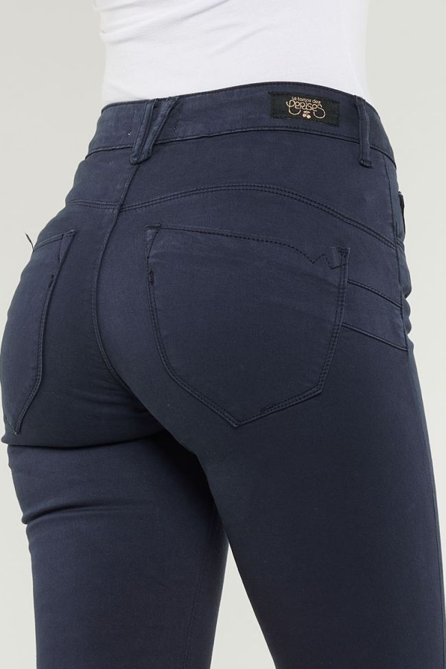 Navy Blue Pulp Slim fit High Waist Jeans