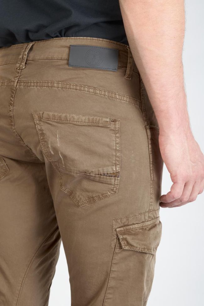 Brown Alban cargo trousers