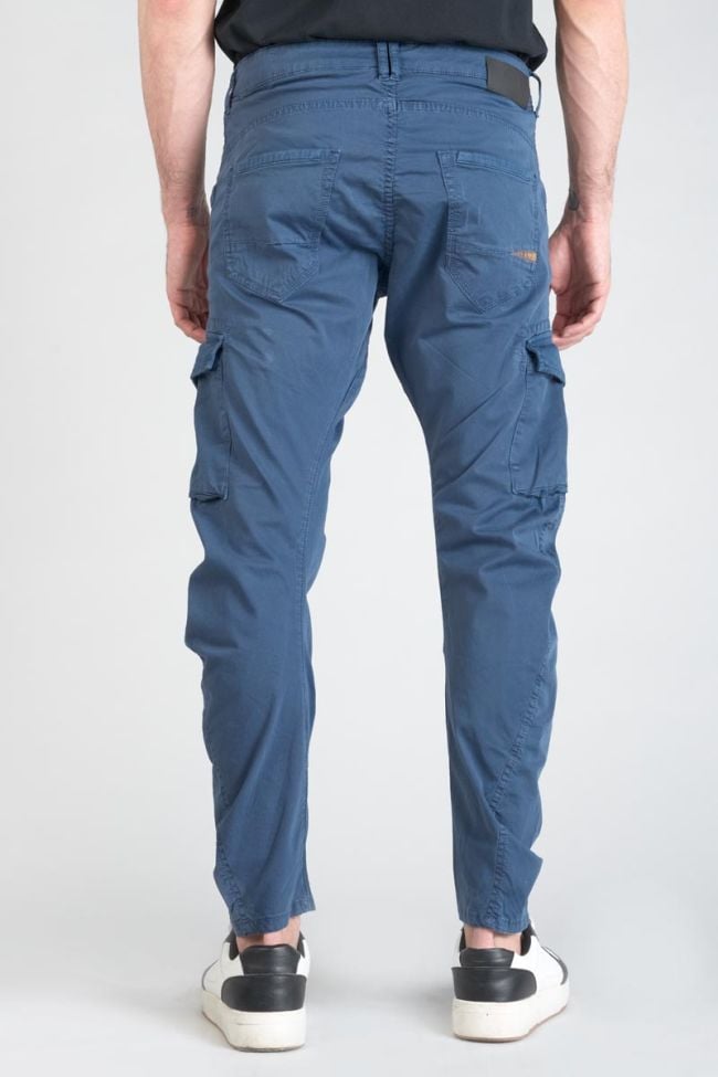 Blue Alban cargo trousers