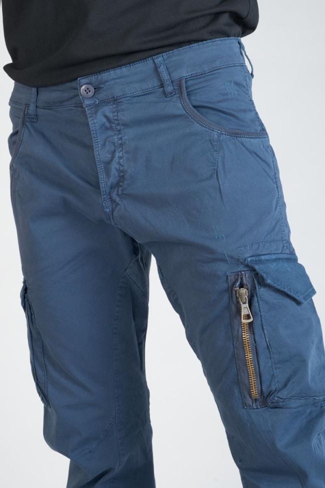 Blue Alban cargo trousers