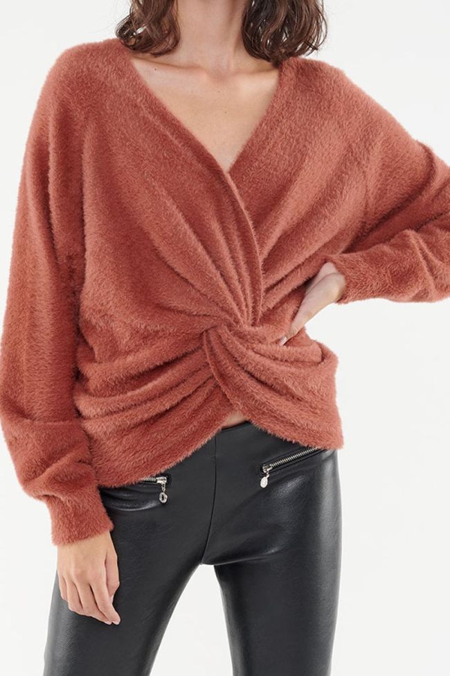 Knot Terracotta Pullover