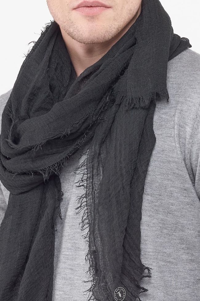 Clay black scarf