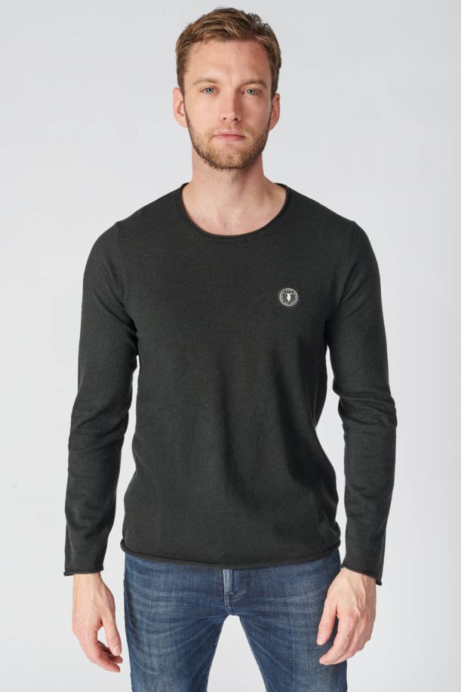 Terry black pullover