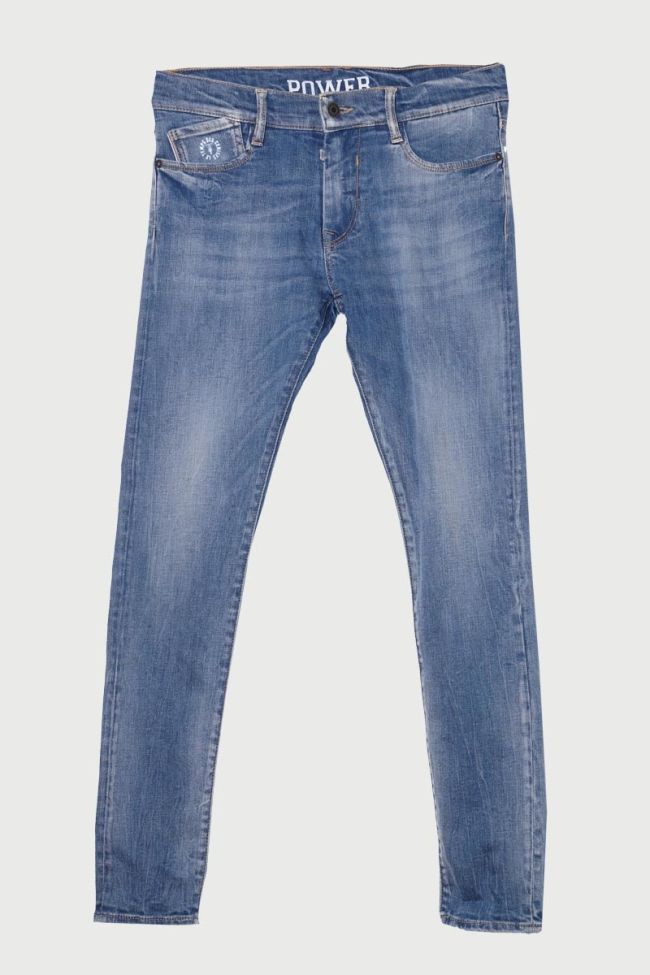 Faded blue skinny power jeans N°4