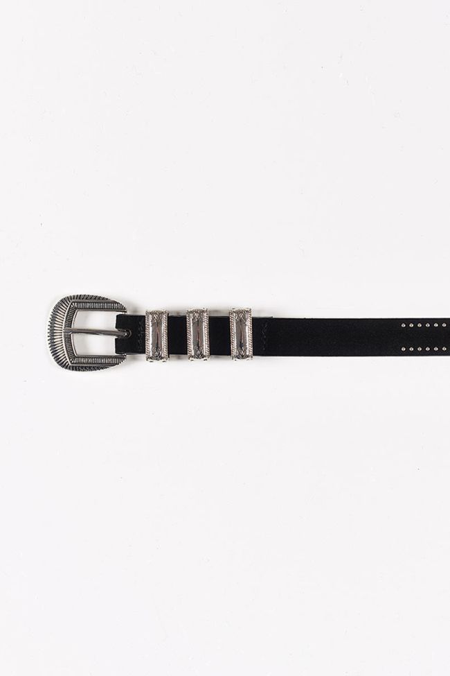 Folk leather belt